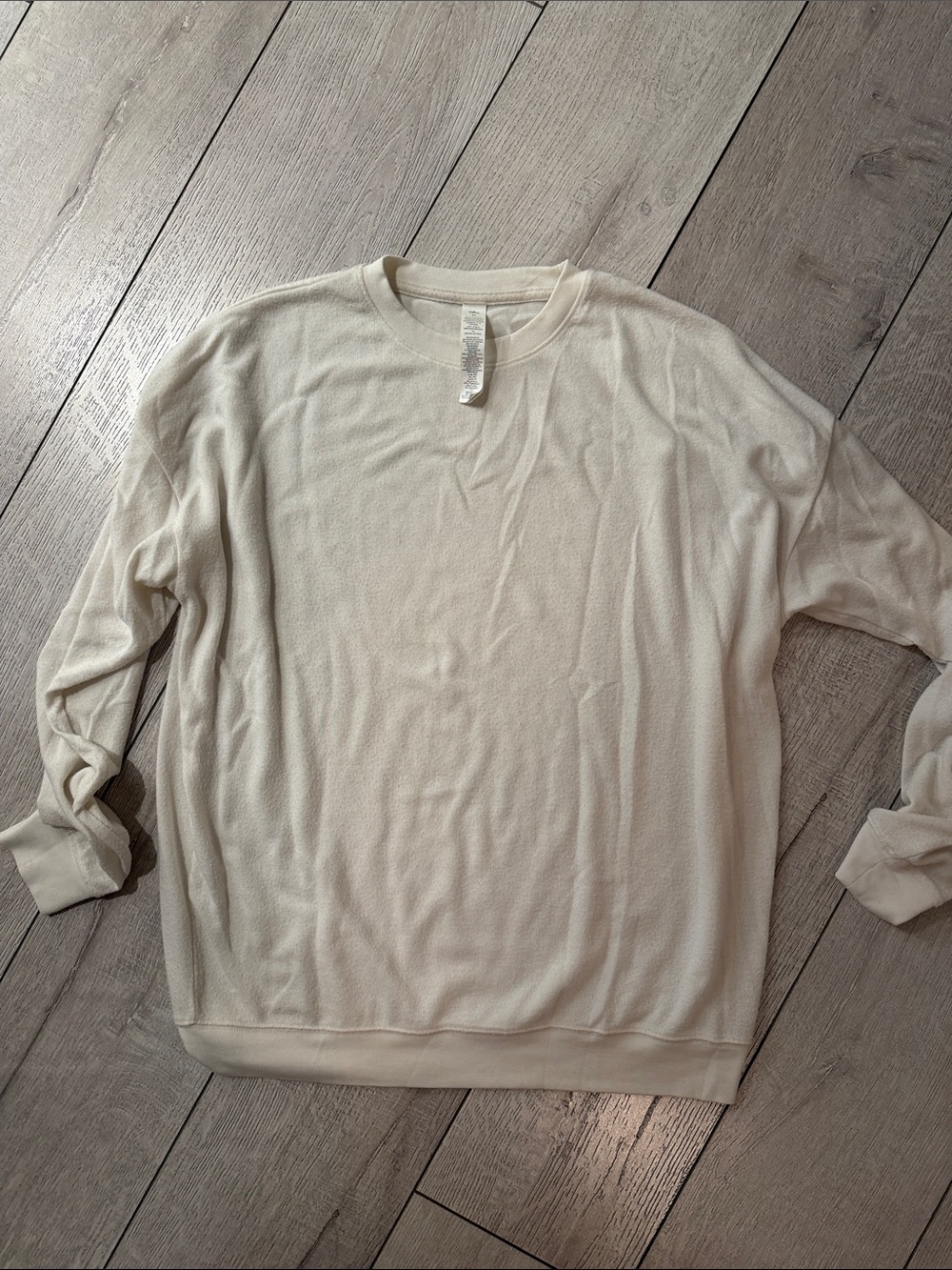 ALO Yoga Ivory Crewneck Sweater